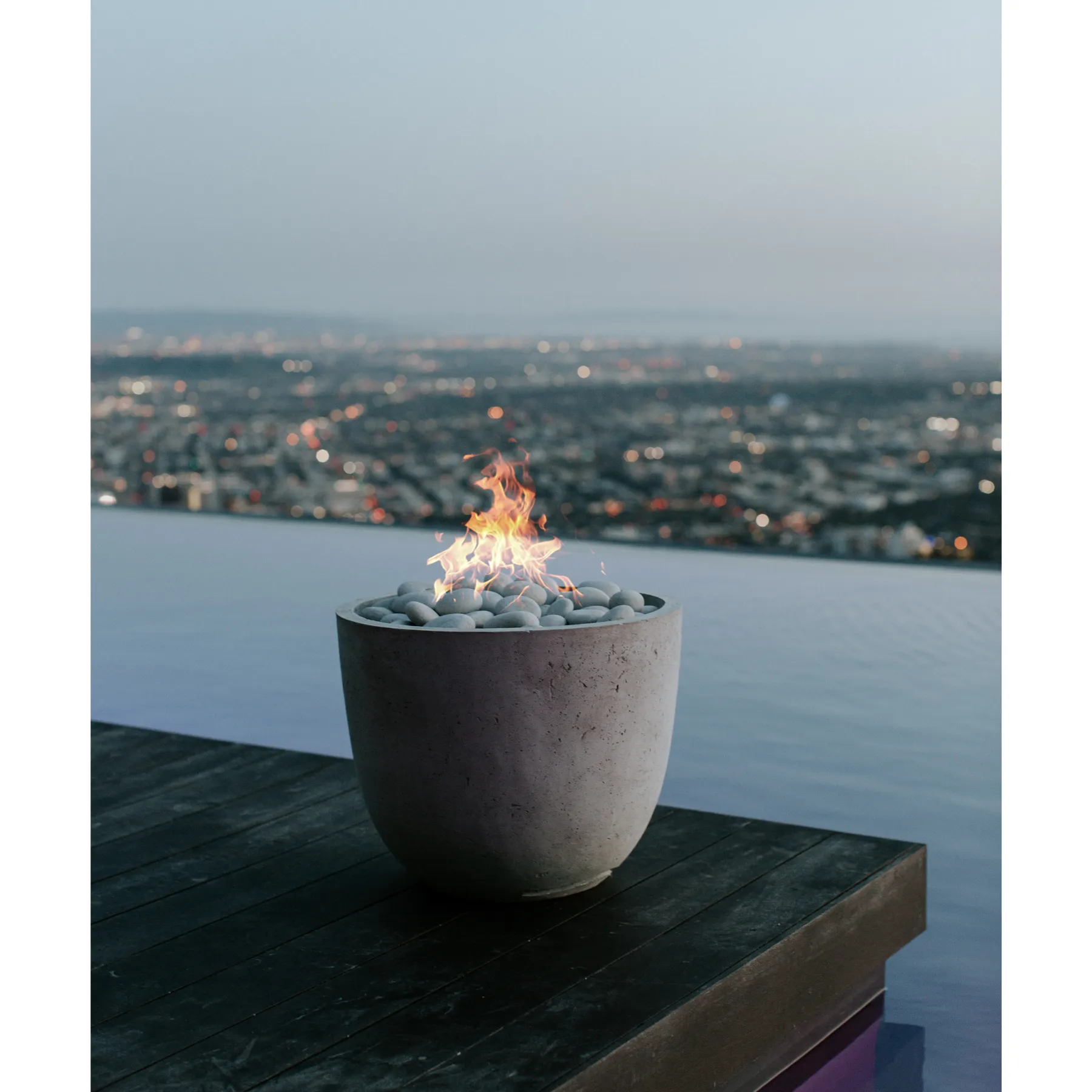 Dekko Element Concrete Fire Pit & Cover