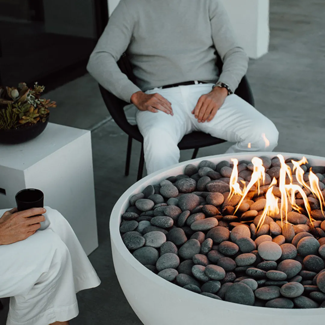 Dekko Serenade 40" Concrete Fire Bowl & Cover