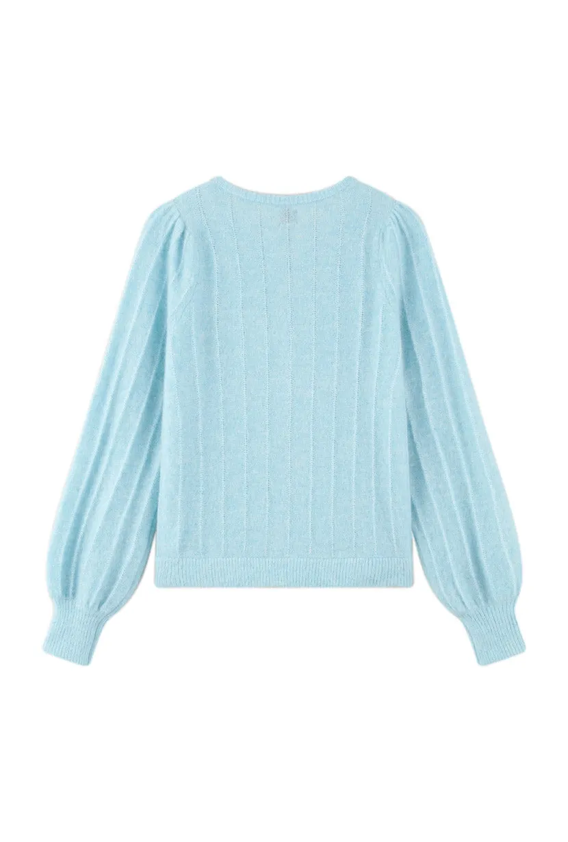 Diane Mohair Cardigan - Tiffany