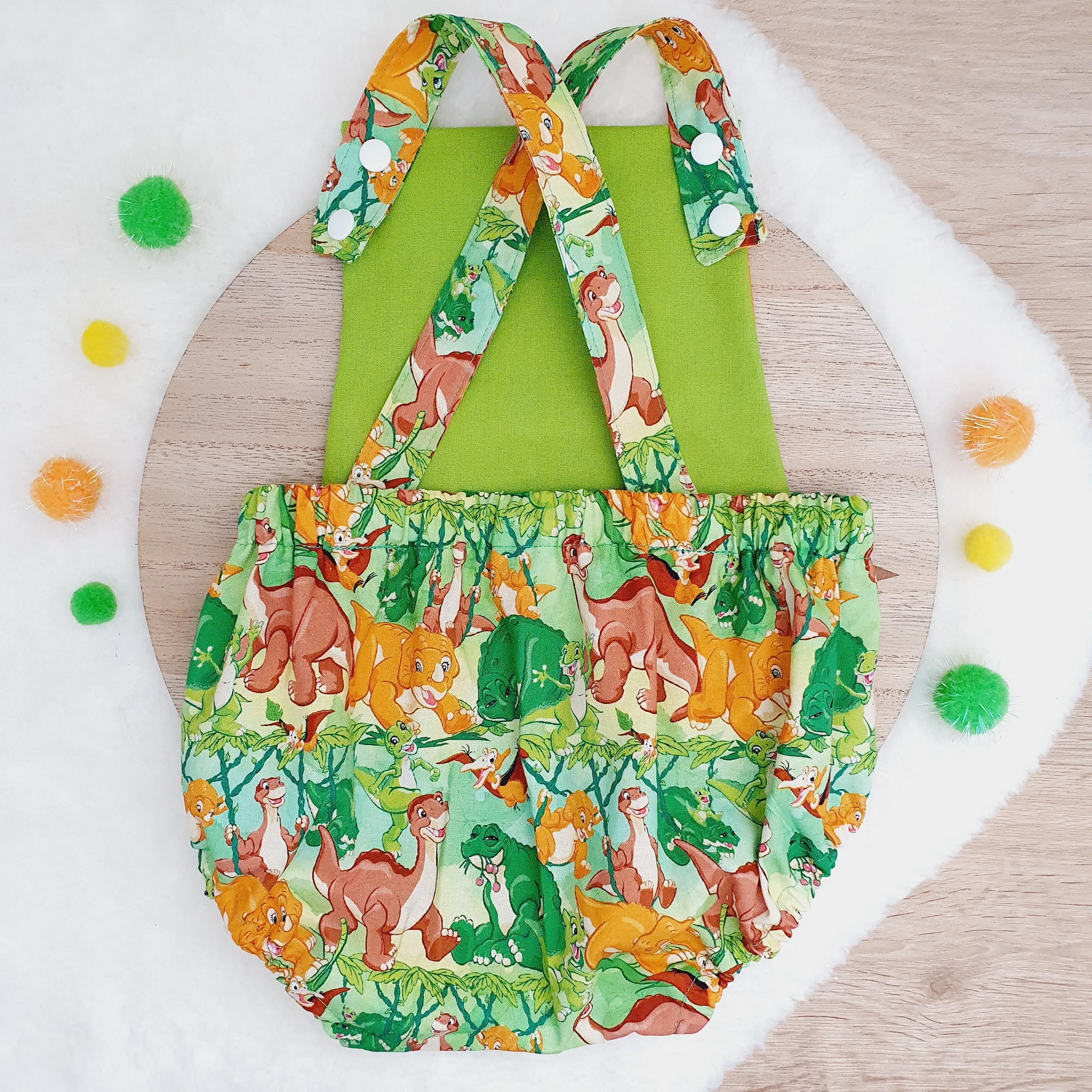 DINOSAUR print Baby Romper, Size 1