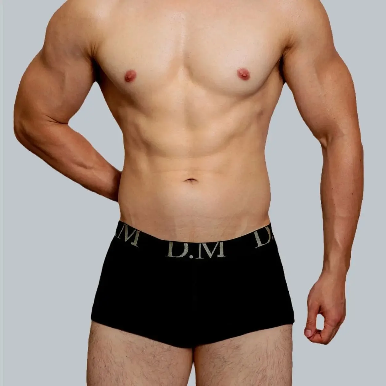 D.M Men's Boxer Underwear Low Waist sexy