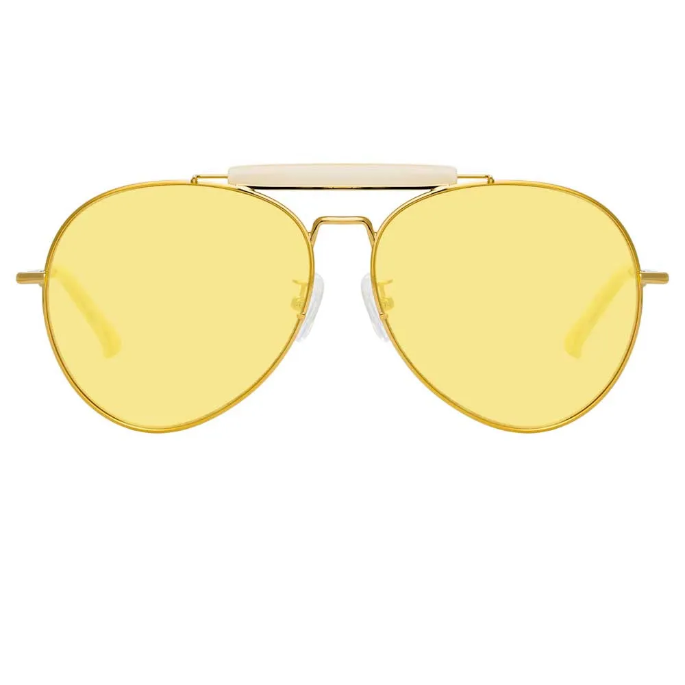 Dries Van Noten 187 C2 Aviator Sunglasses