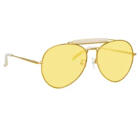 Dries Van Noten 187 C2 Aviator Sunglasses