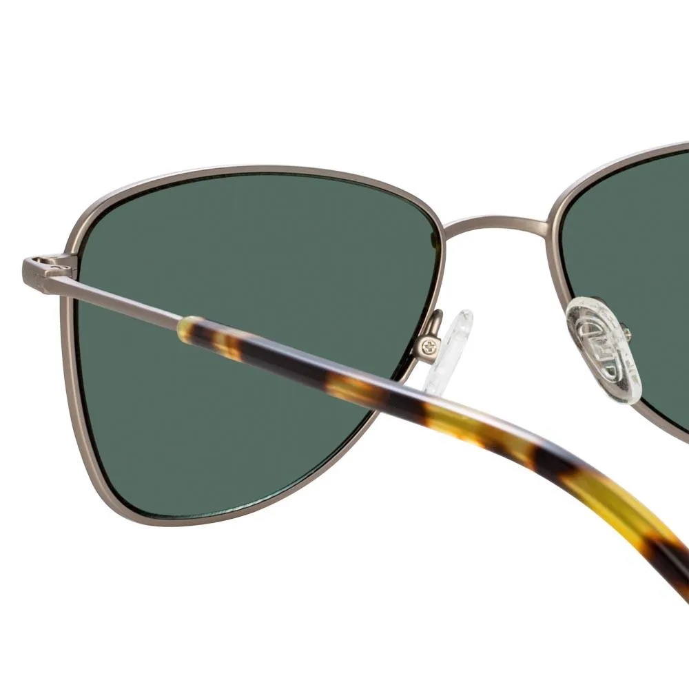 Dries Van Noten 197 Aviator Sunglasses in Black