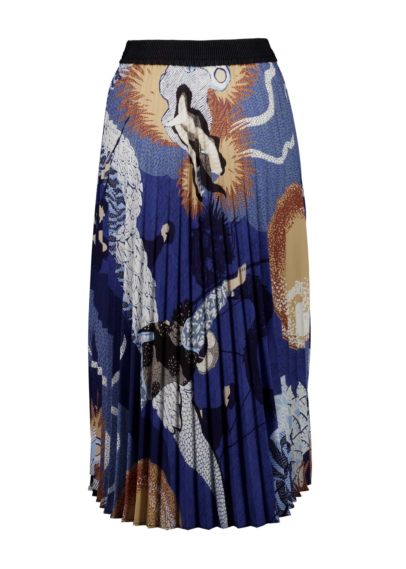 Festival Pleated Skirt Blue