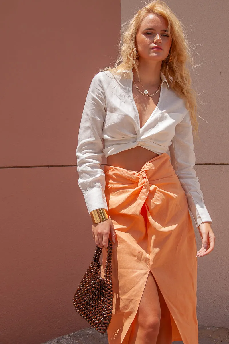 Francisca Skirt- Apricot