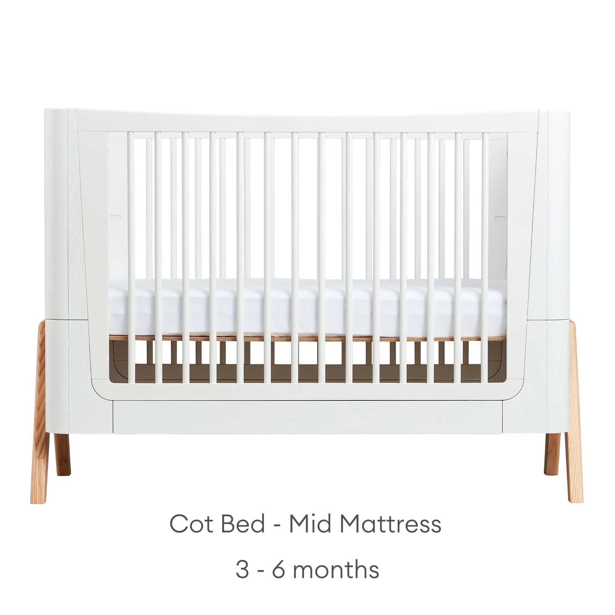 Gaia Baby | Hera Cot Bed, Dresser, Changer & Wardrobe Bundle