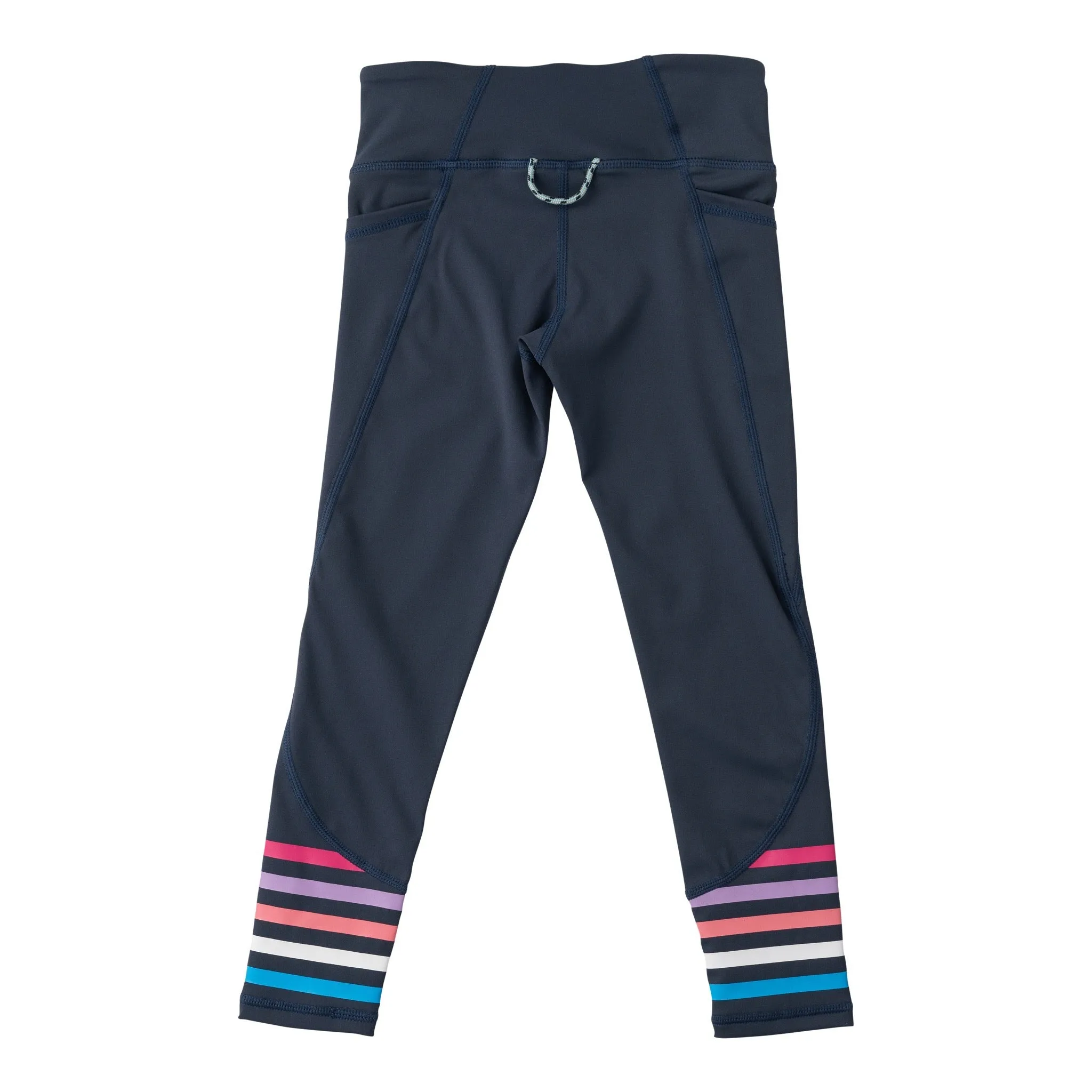 Girl's Athletic Legging in Big Dipper Navy Blue