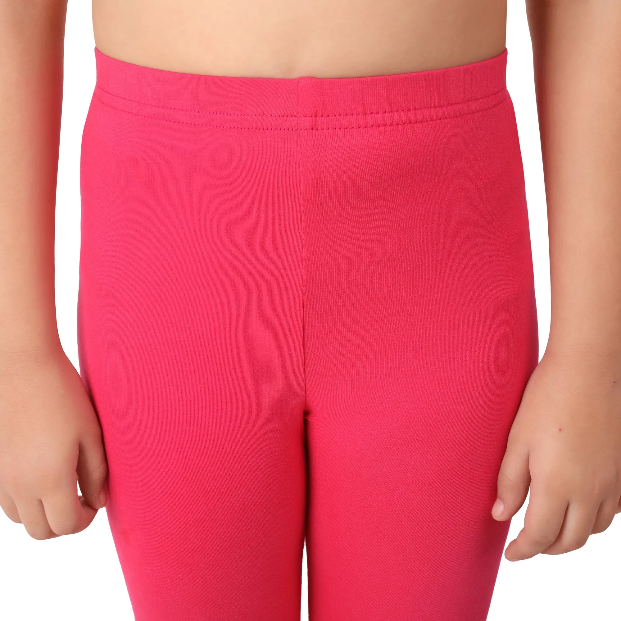 Girls Dark Fuchsia Regular Legging