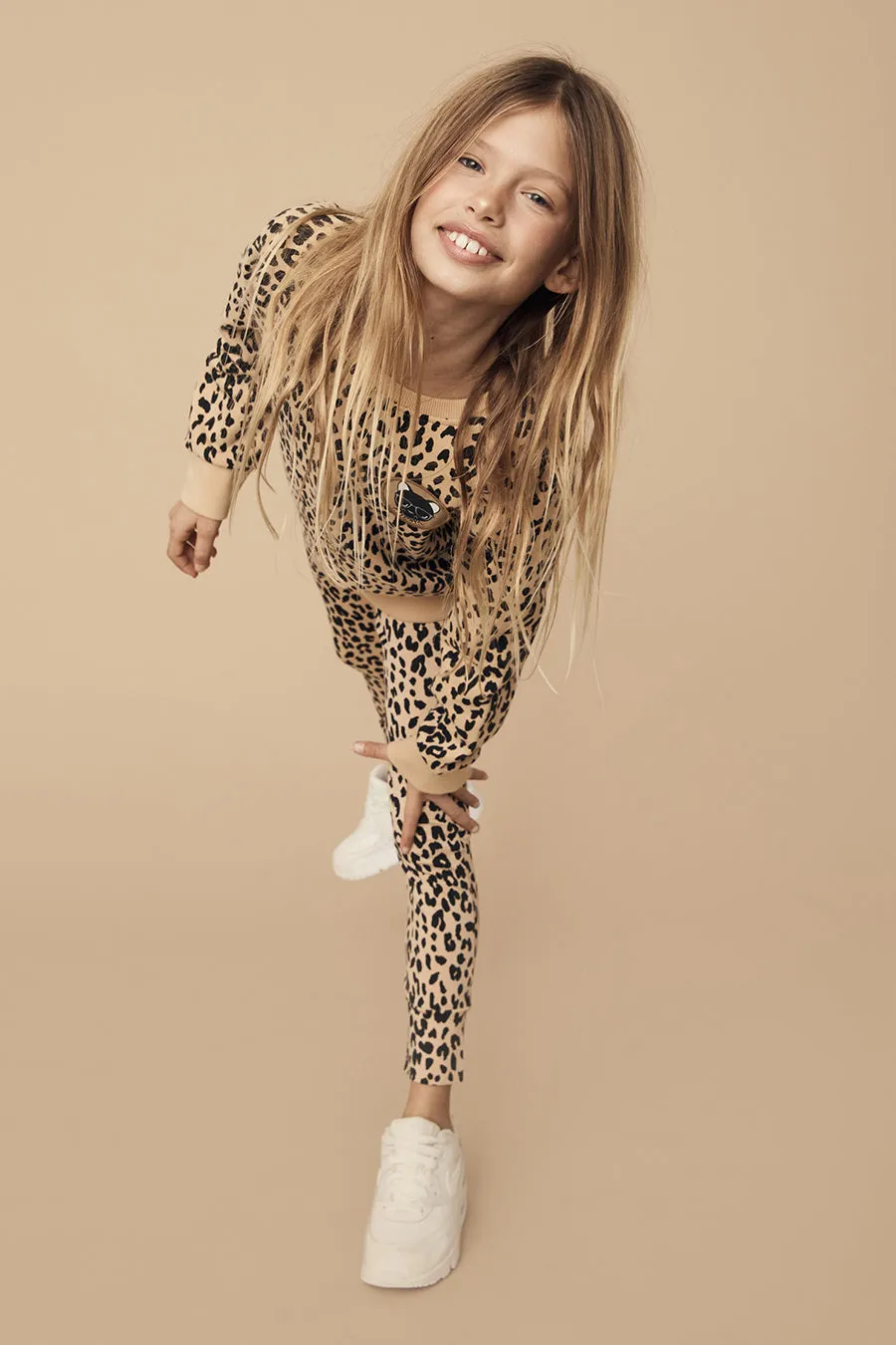 Girls Legging Huxbaby Leopard