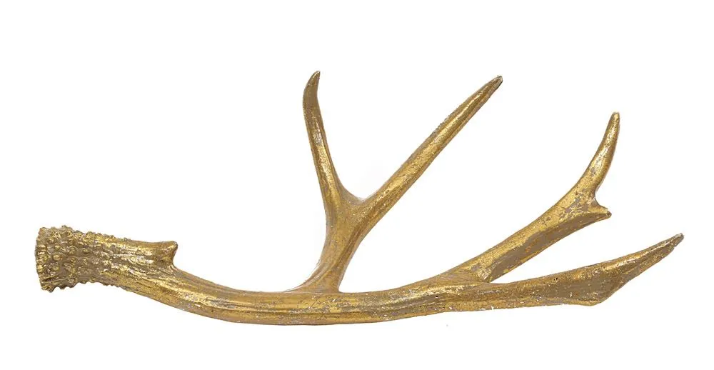 Gold Resin Antler