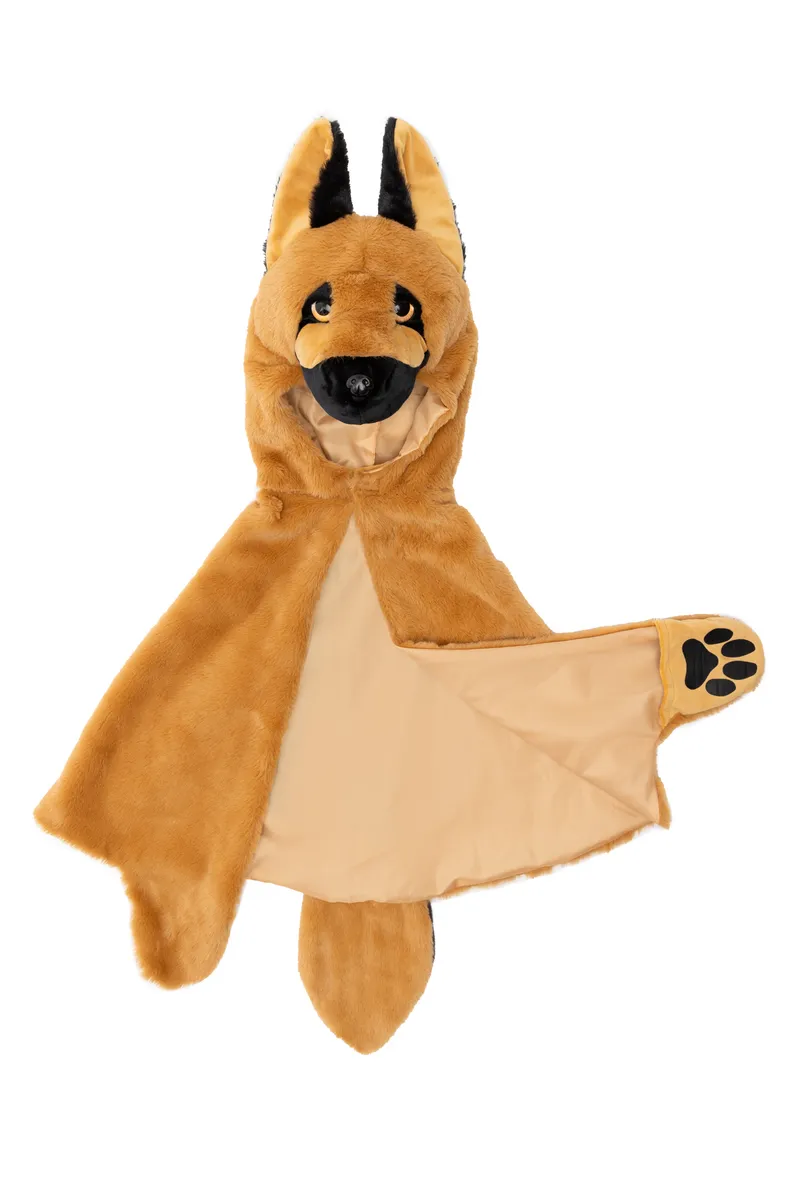 Great Pretenders German Shepherd Dog Cuddle Cape, Size 2-3