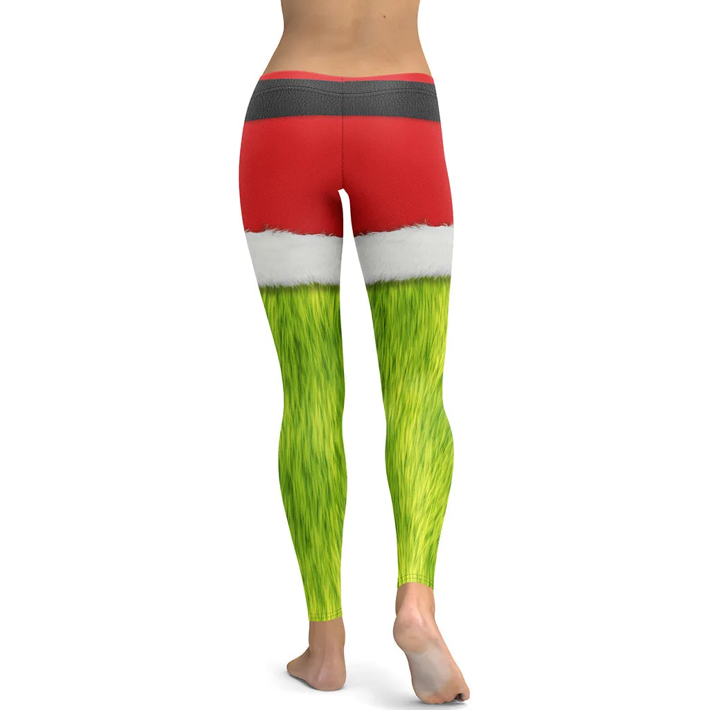 Grumpy Christmas Leggings