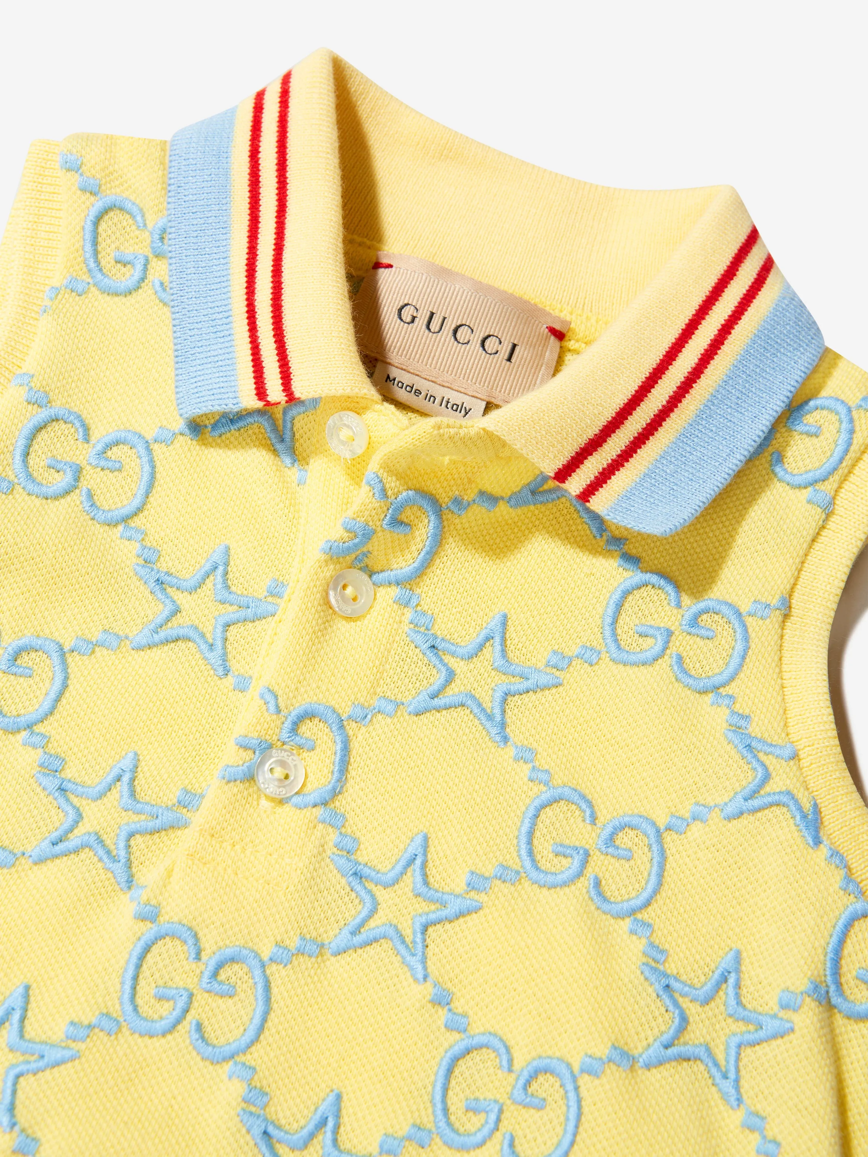 Gucci Baby Unisex Cotton Sleeveless Romper