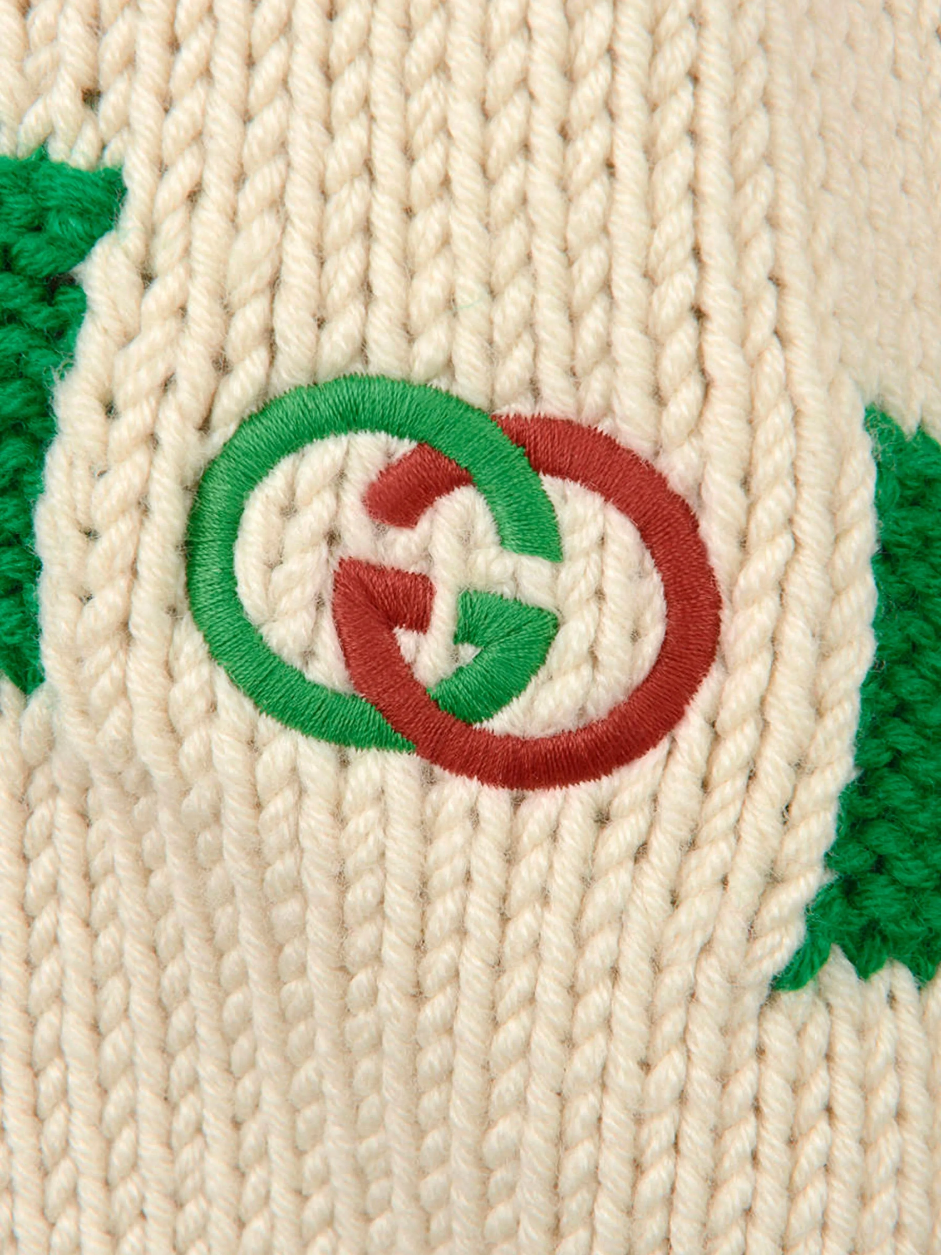 GUCCI Girls wool knitted cardigan