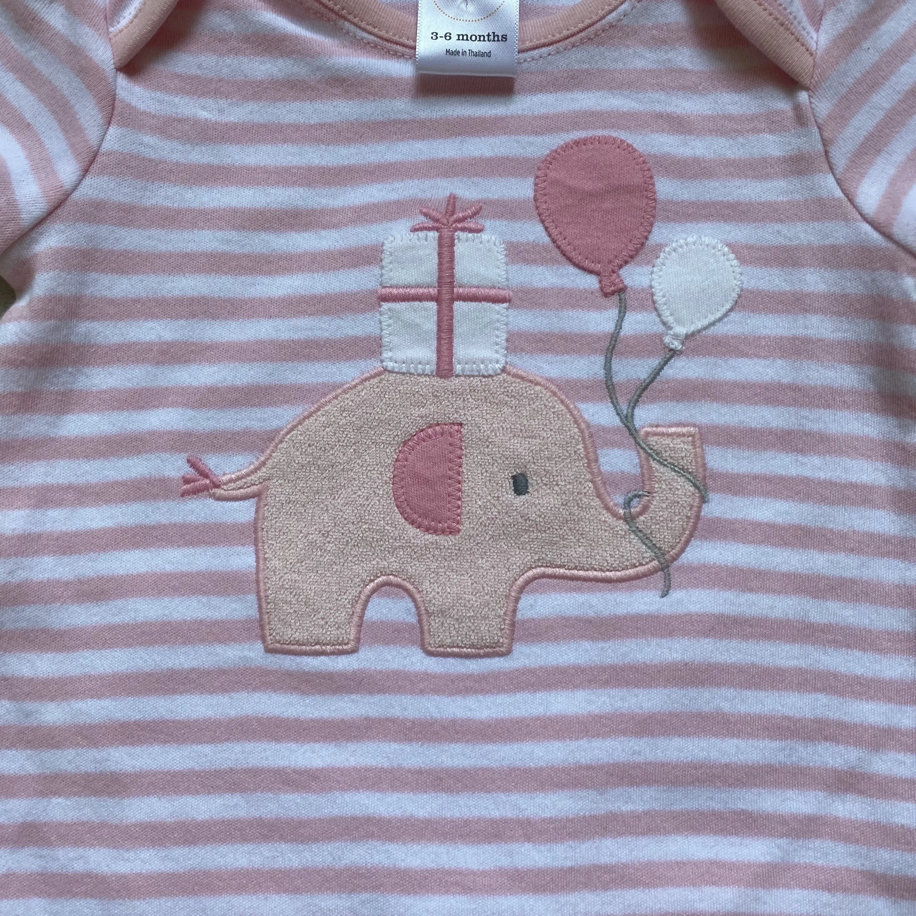 Gymboree Elephant Birthday Romper