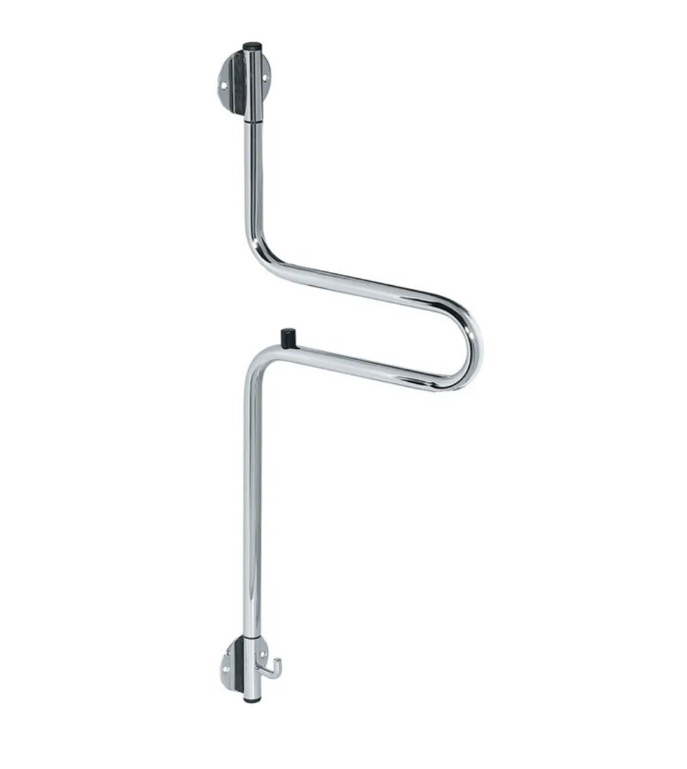 Hafele Wall Hanging Rail for Clothes, Swinging