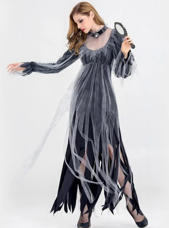 Halloween Funeral Ghosts Bride Costumes Vampire Demon