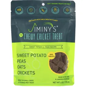 Jiminy's Chewy Cricket & Sweet Potato Dog Treats - 5 oz