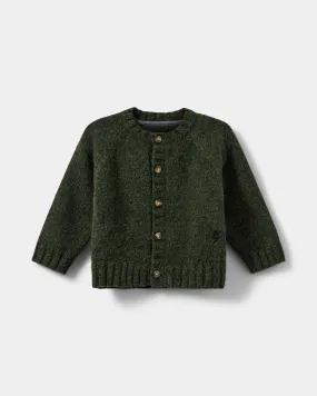 JOEYSB CARDIGAN - Green Melange