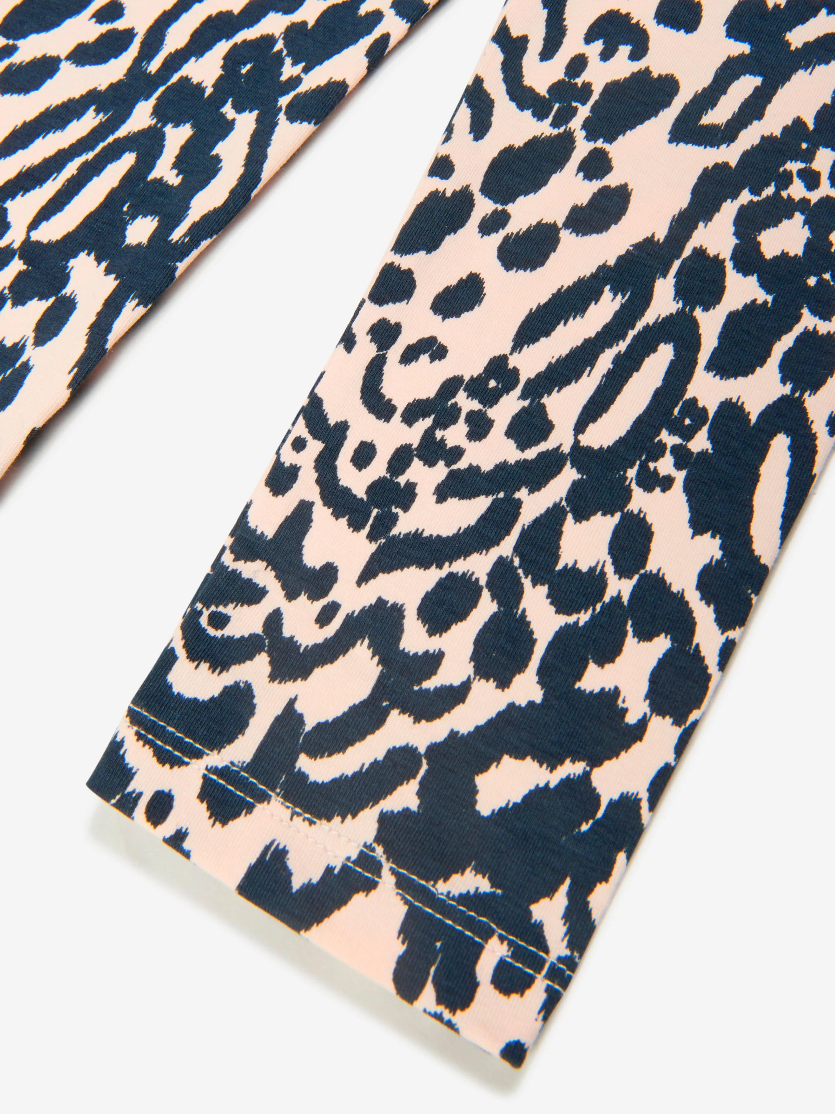 KENZO Girls Cotton Animal Print Leggings