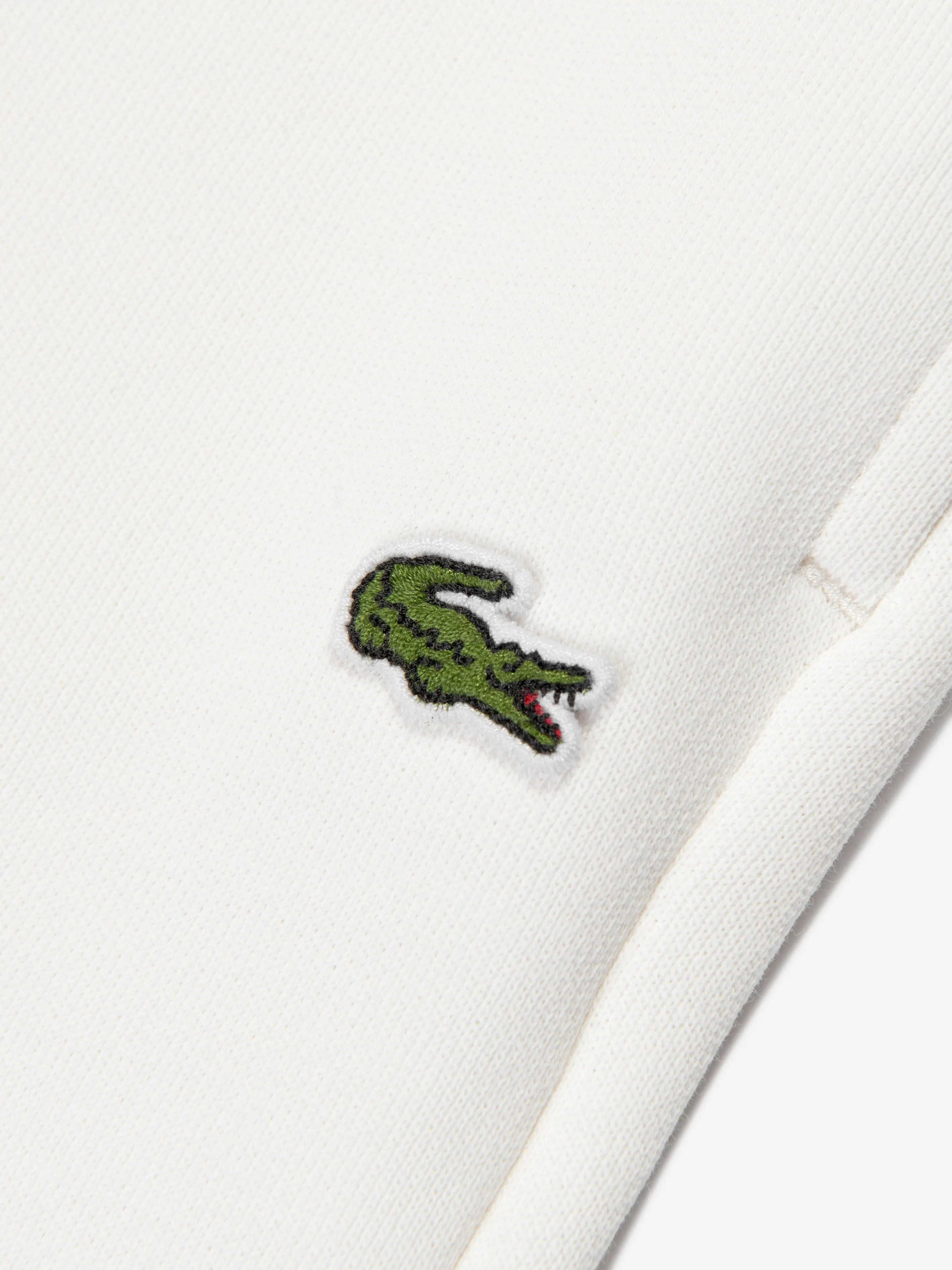 Lacoste Boys Logo Shorts in Ivory