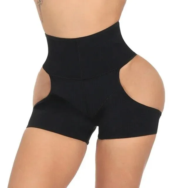 Latex Waist Trainer Control Butt Shaper Underwear