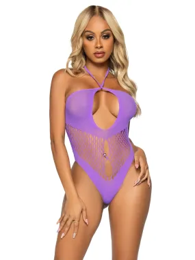 Leg Avenue 89296 Seamless Net Keyhole Bodysuit