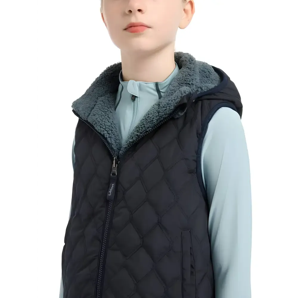 Lemieux Young Rider Eloise Reversible Winter Gilet Navy