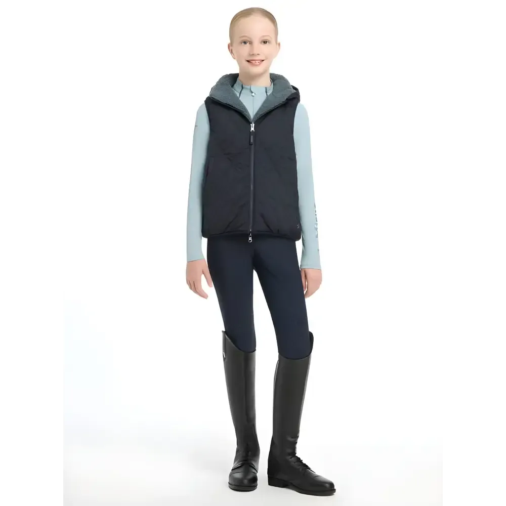 Lemieux Young Rider Eloise Reversible Winter Gilet Navy