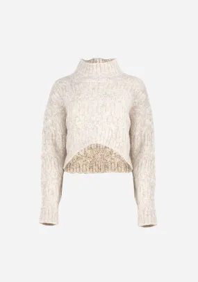 Lena Mohair Blend Cropped Sweater