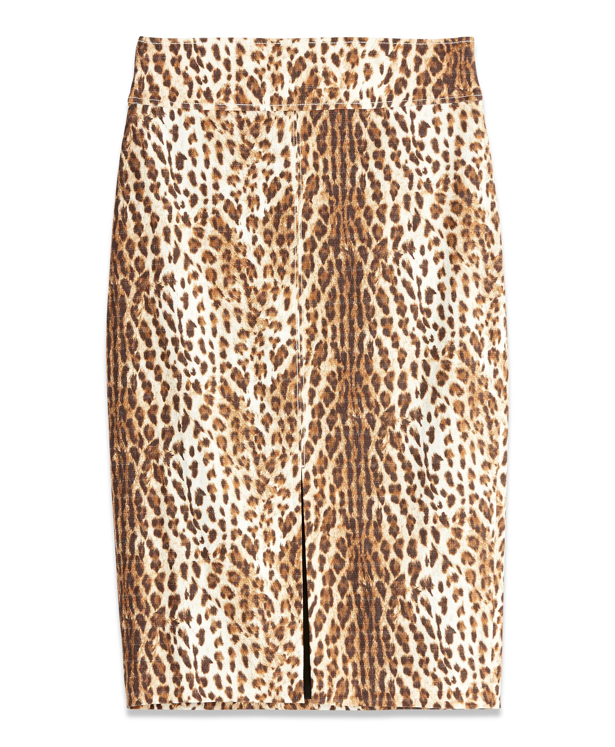 Leopard Pencil Skirt