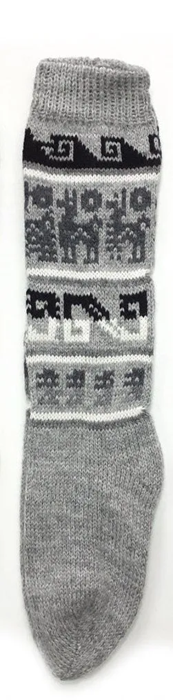 Light Grey Alpaca socks