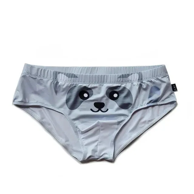 Low Waist Cartoon Animal Print Brief