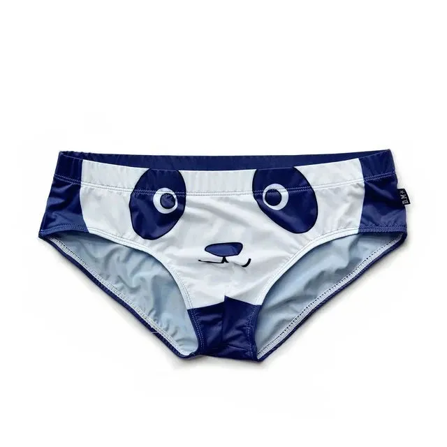 Low Waist Cartoon Animal Print Brief