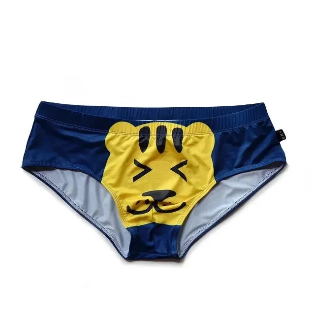 Low Waist Cartoon Animal Print Brief