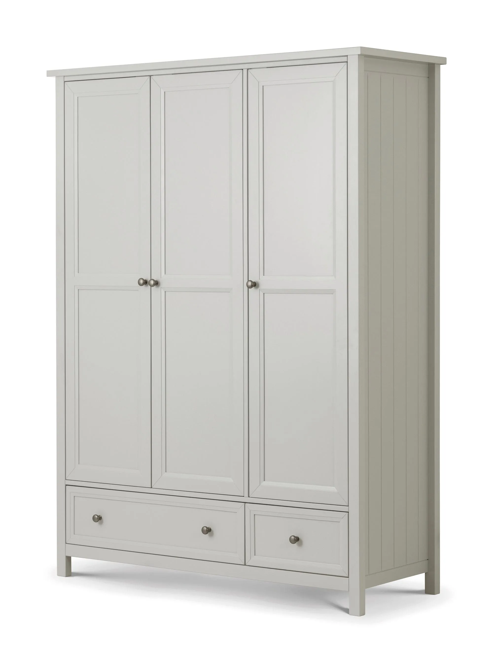 Maine 3 Door Combination Wardrobe - Dove Grey