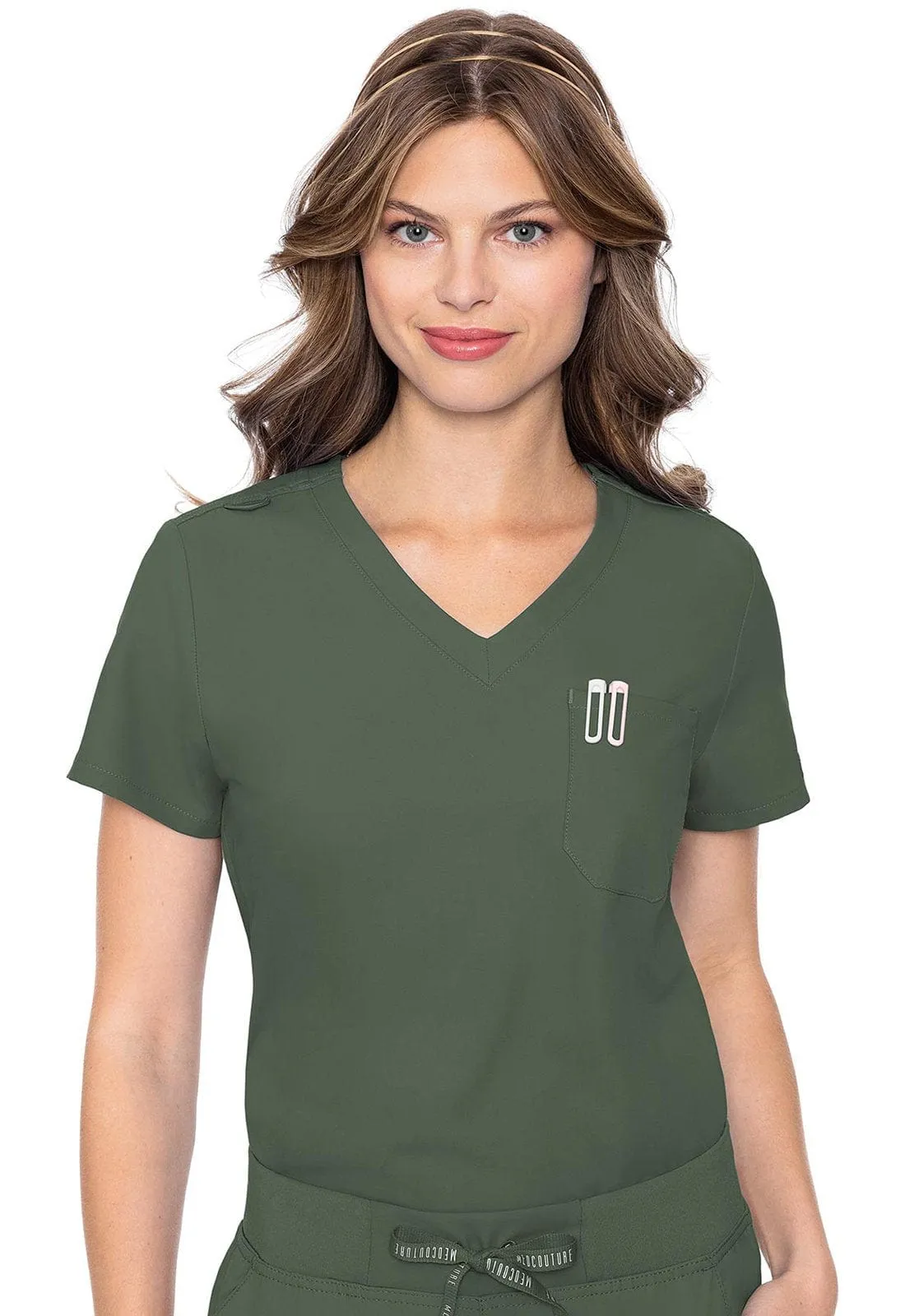 MC Insight  One Pocket Tuck-In Scrub Top MC2432