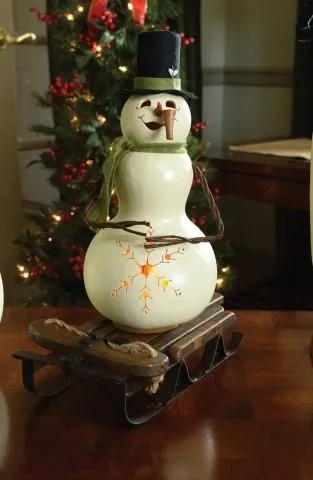 Meadowbrooke - Medium Tall Lit Snowman