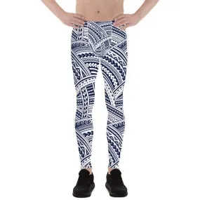 Men's Polynesian Tattoo Active Performance Leggings