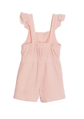 Meringue Pink Romper with Straps