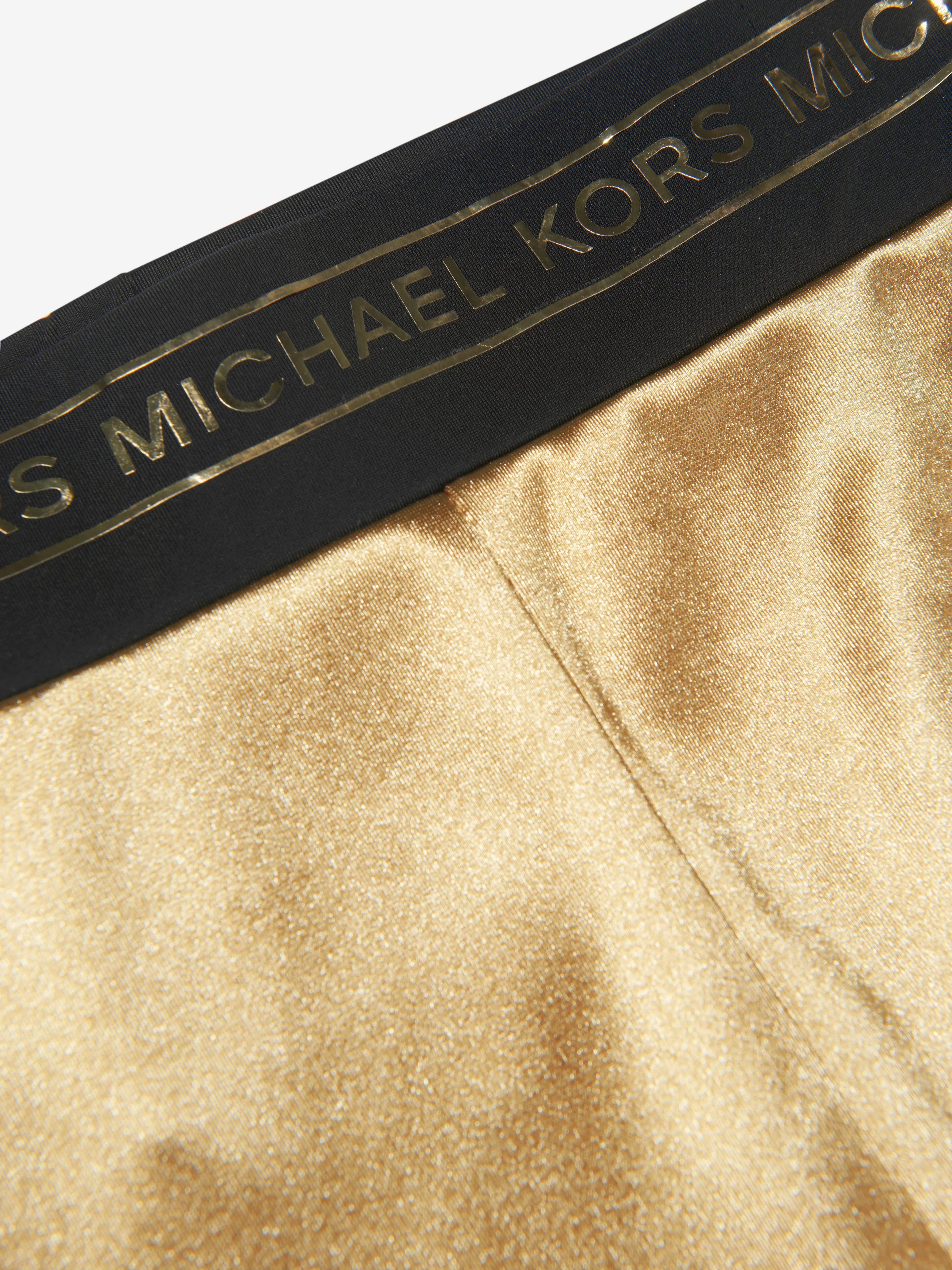 Michael Kors Girls Metallic Sport Leggings