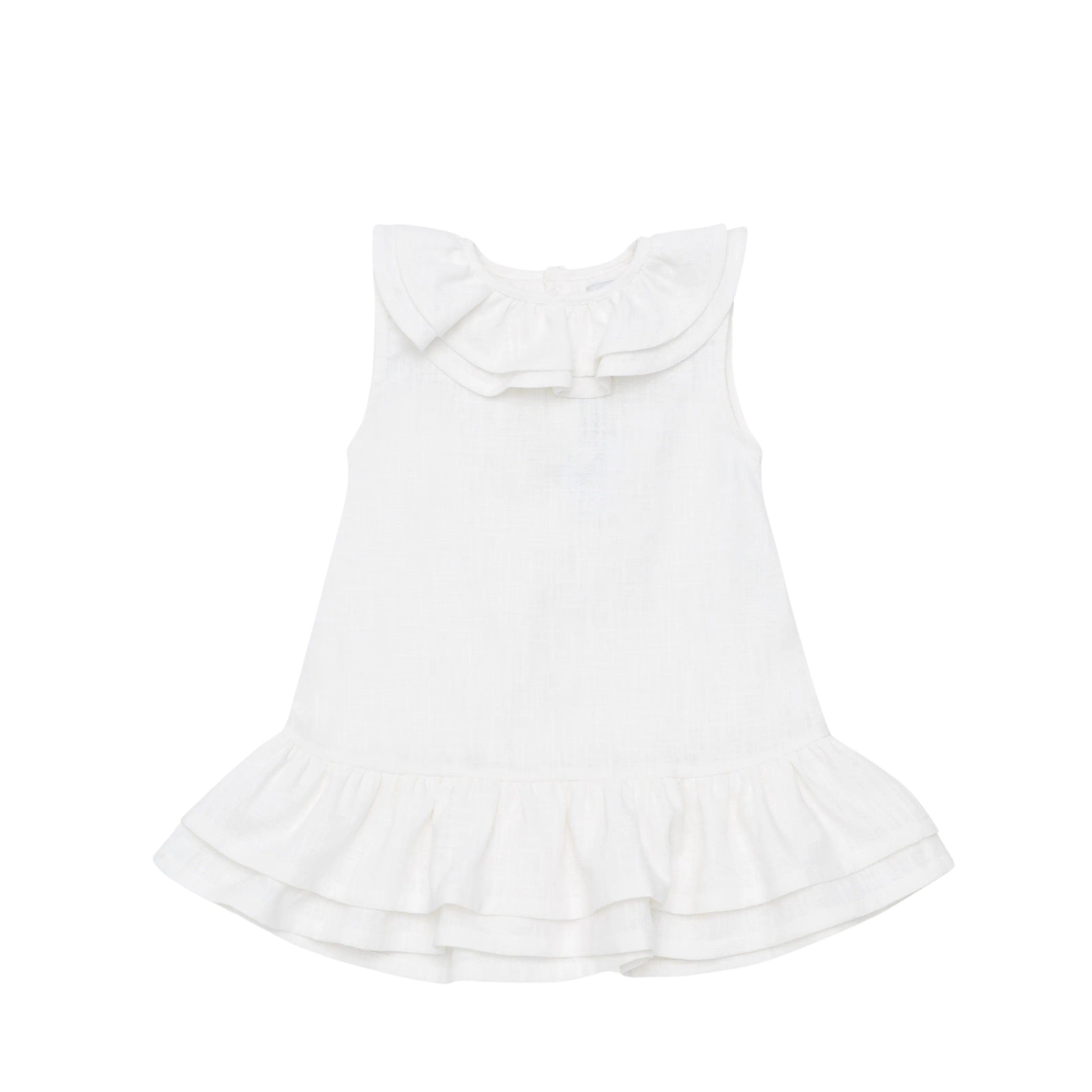 Michelle Linen Dress | Off White