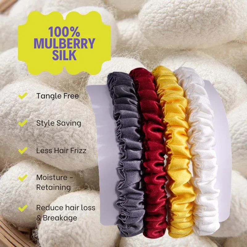 Mini Silk Scrunchies Samuume - 4 Pack - dropshipping