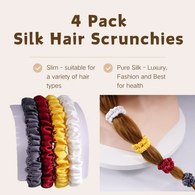 Mini Silk Scrunchies Samuume - 4 Pack - dropshipping