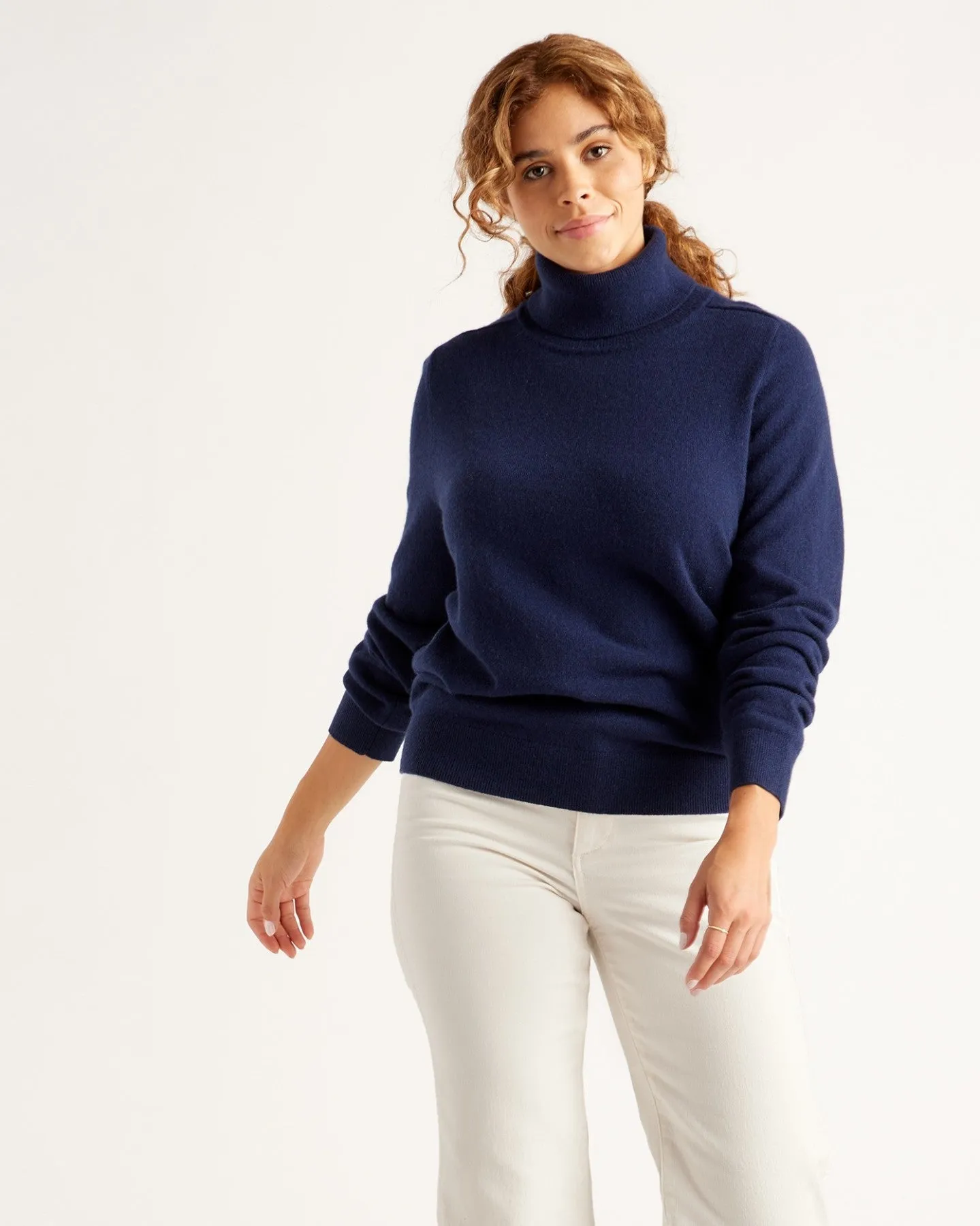 Mongolian Cashmere Turtleneck Sweater