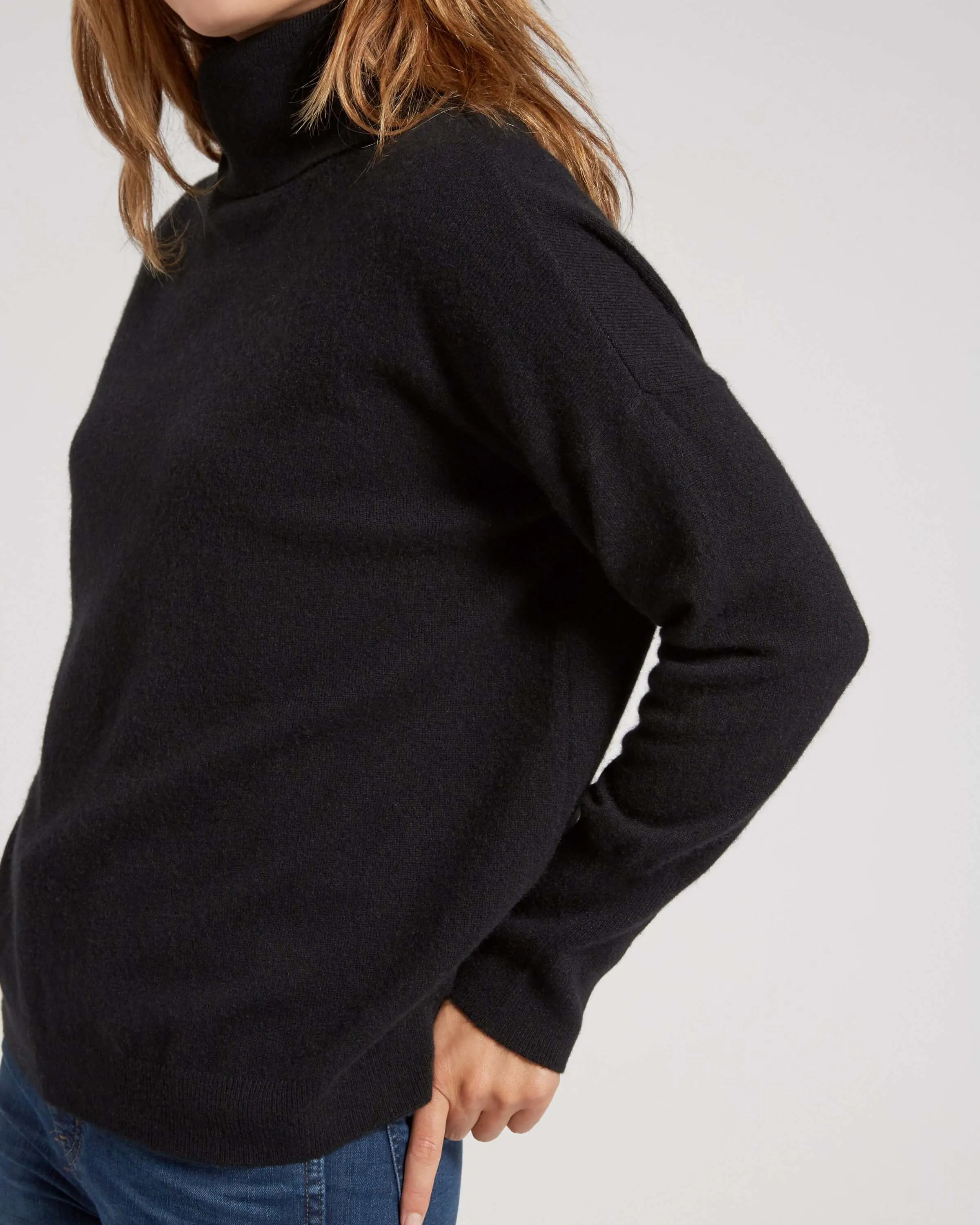 Mongolian Cashmere Turtleneck Sweater