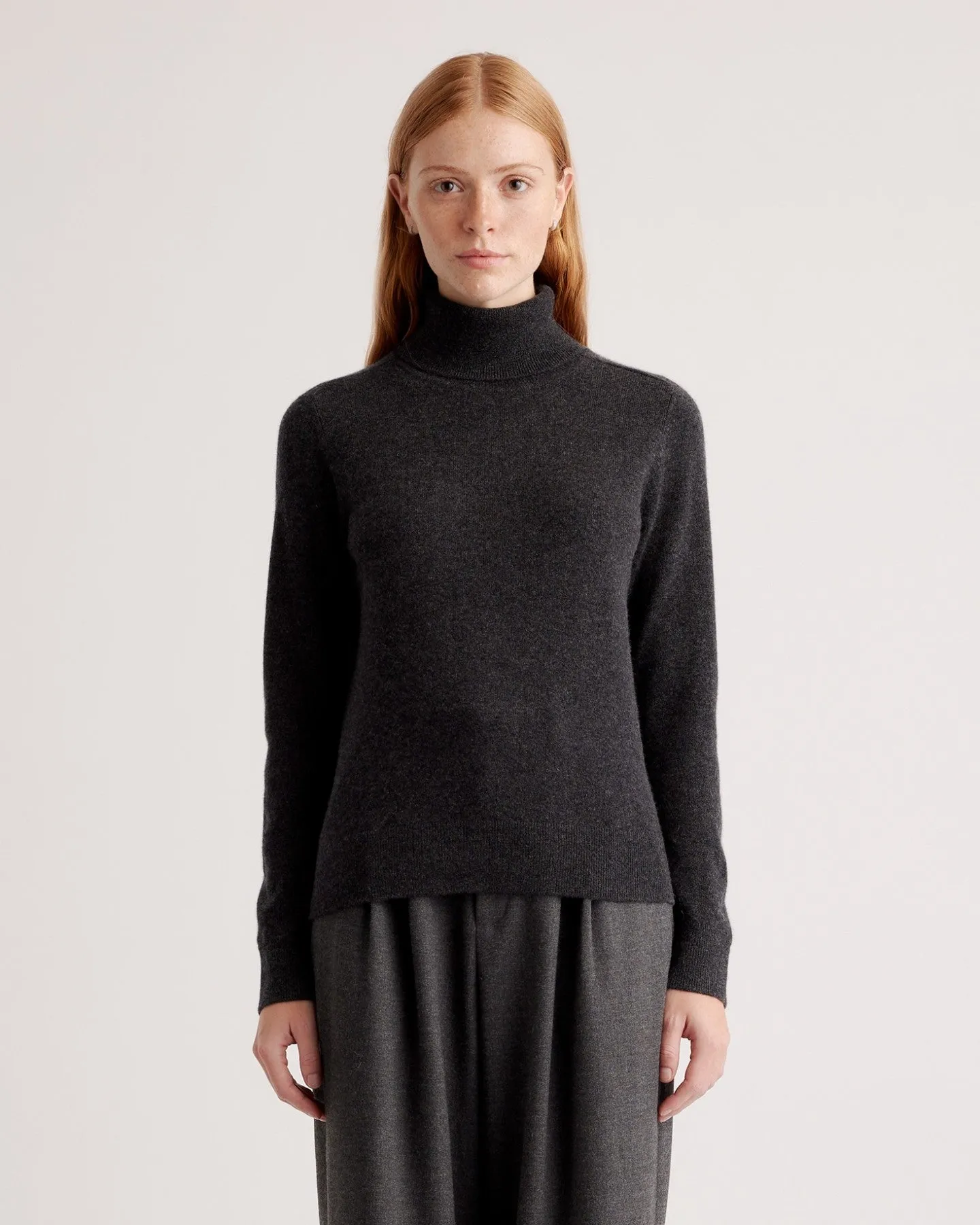 Mongolian Cashmere Turtleneck Sweater