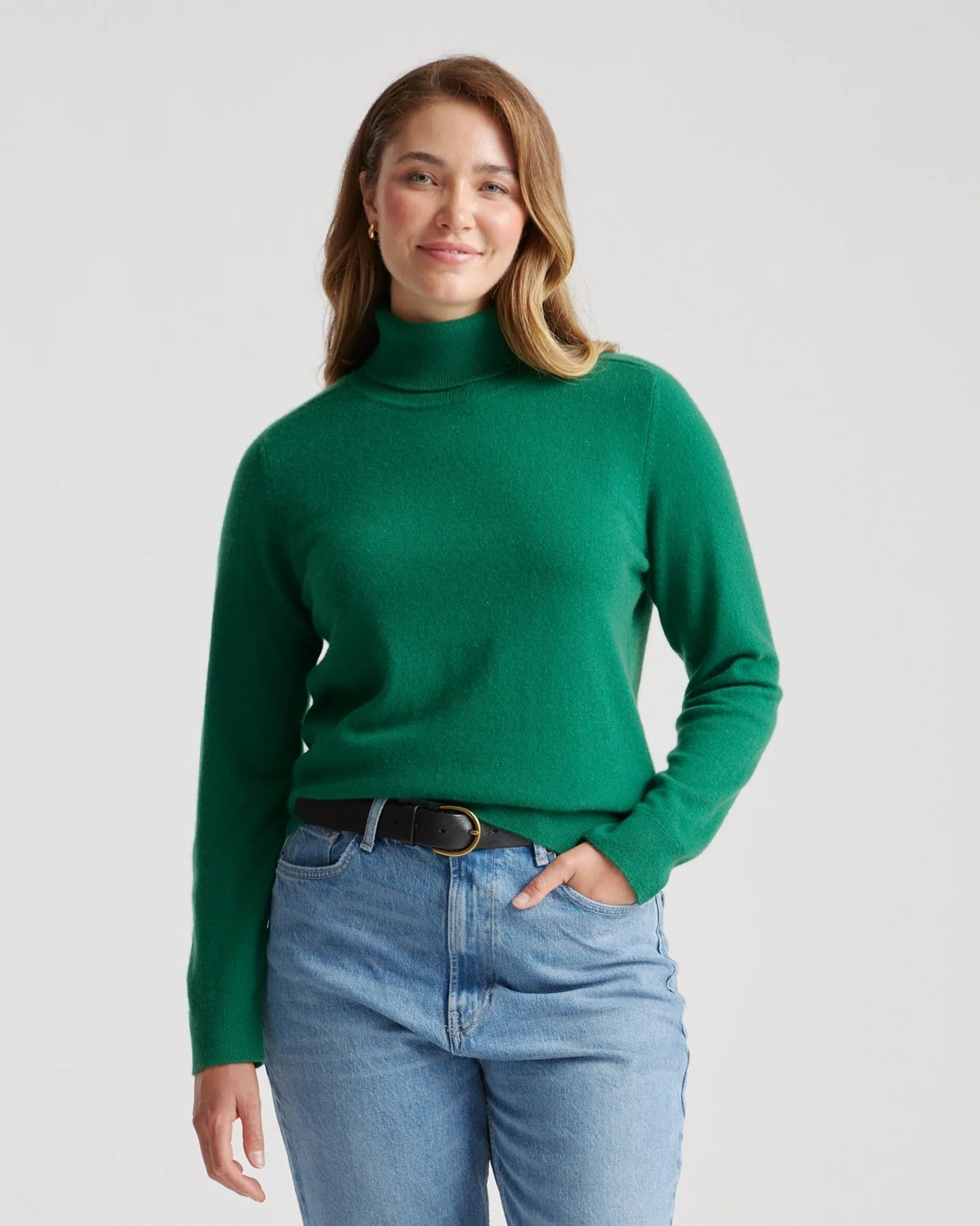 Mongolian Cashmere Turtleneck Sweater