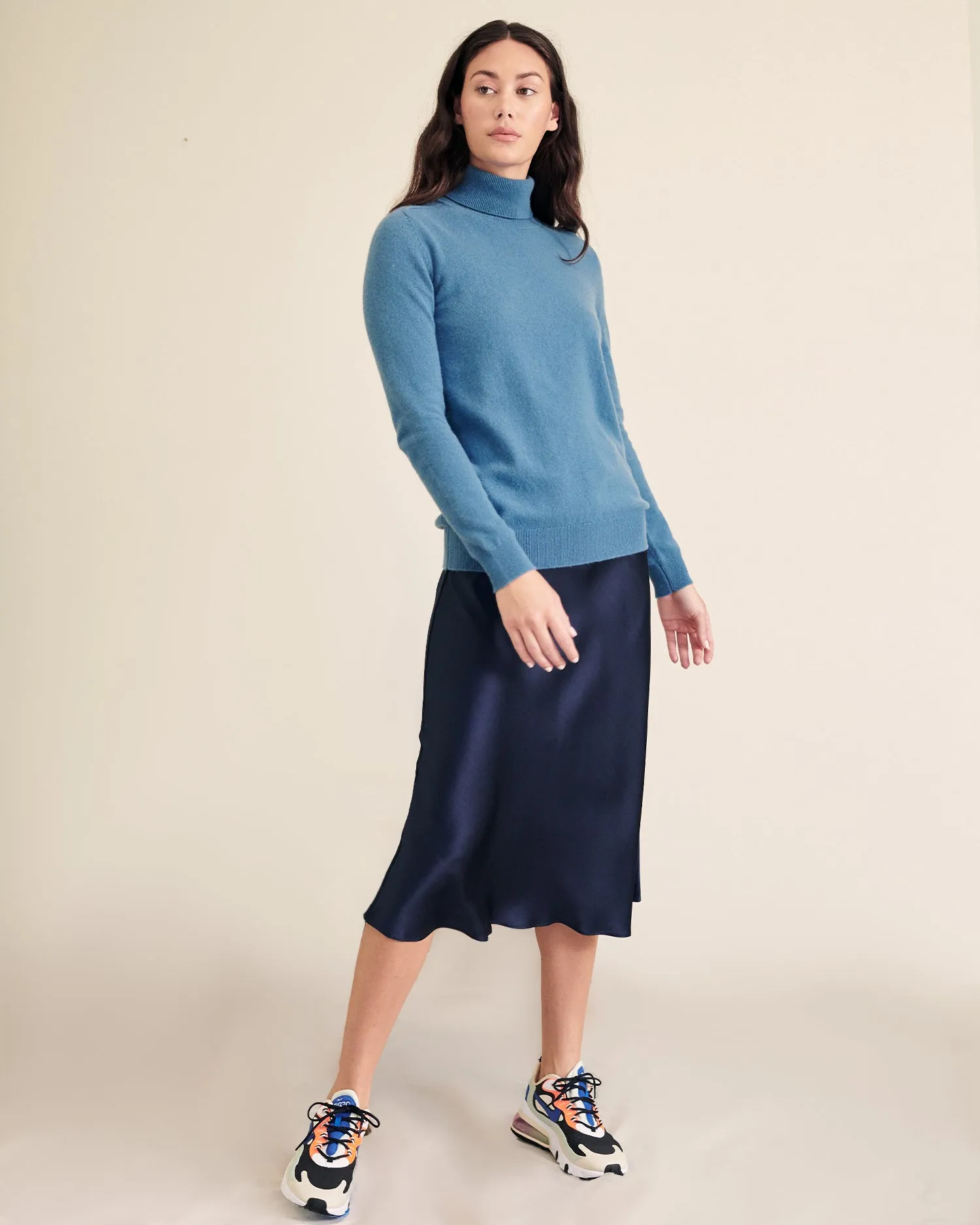 Mongolian Cashmere Turtleneck Sweater